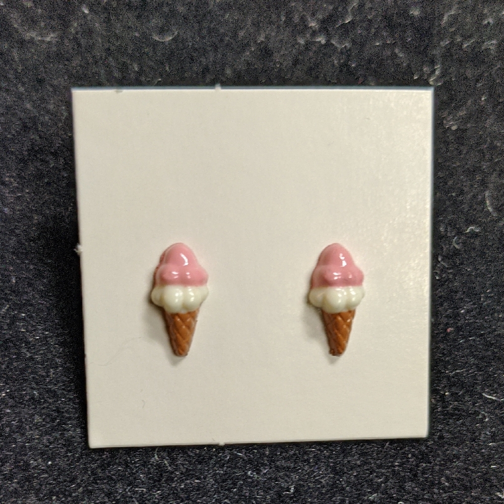 Vintage AVON Double Fun Earrings, Pierced, NOS